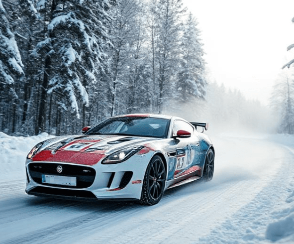Ice Drive Sweden Rally Car