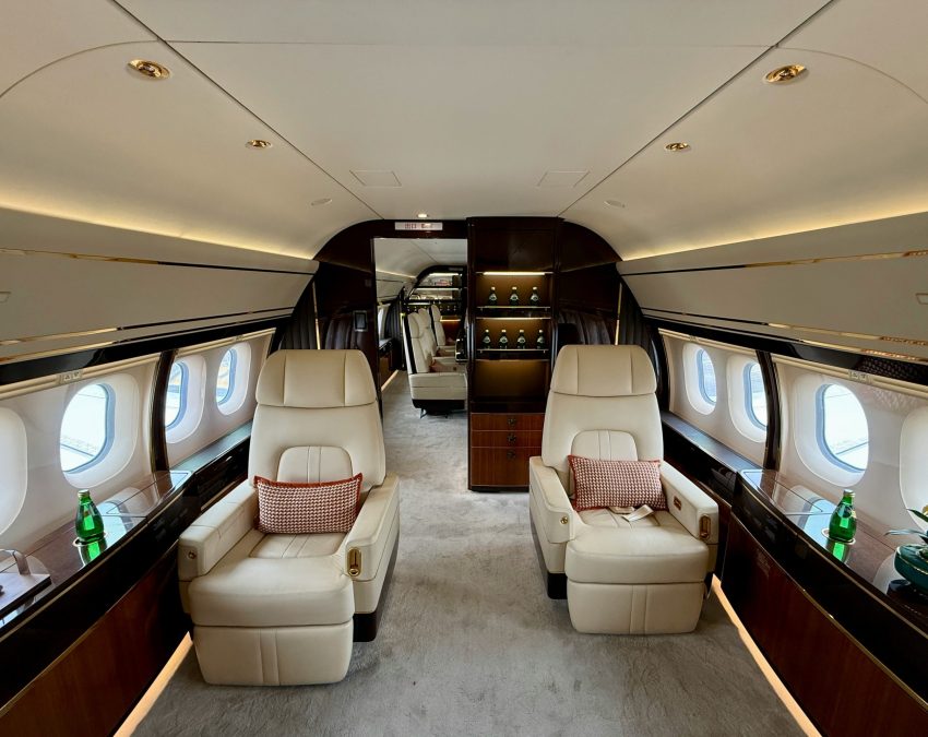 Private Jet Interior